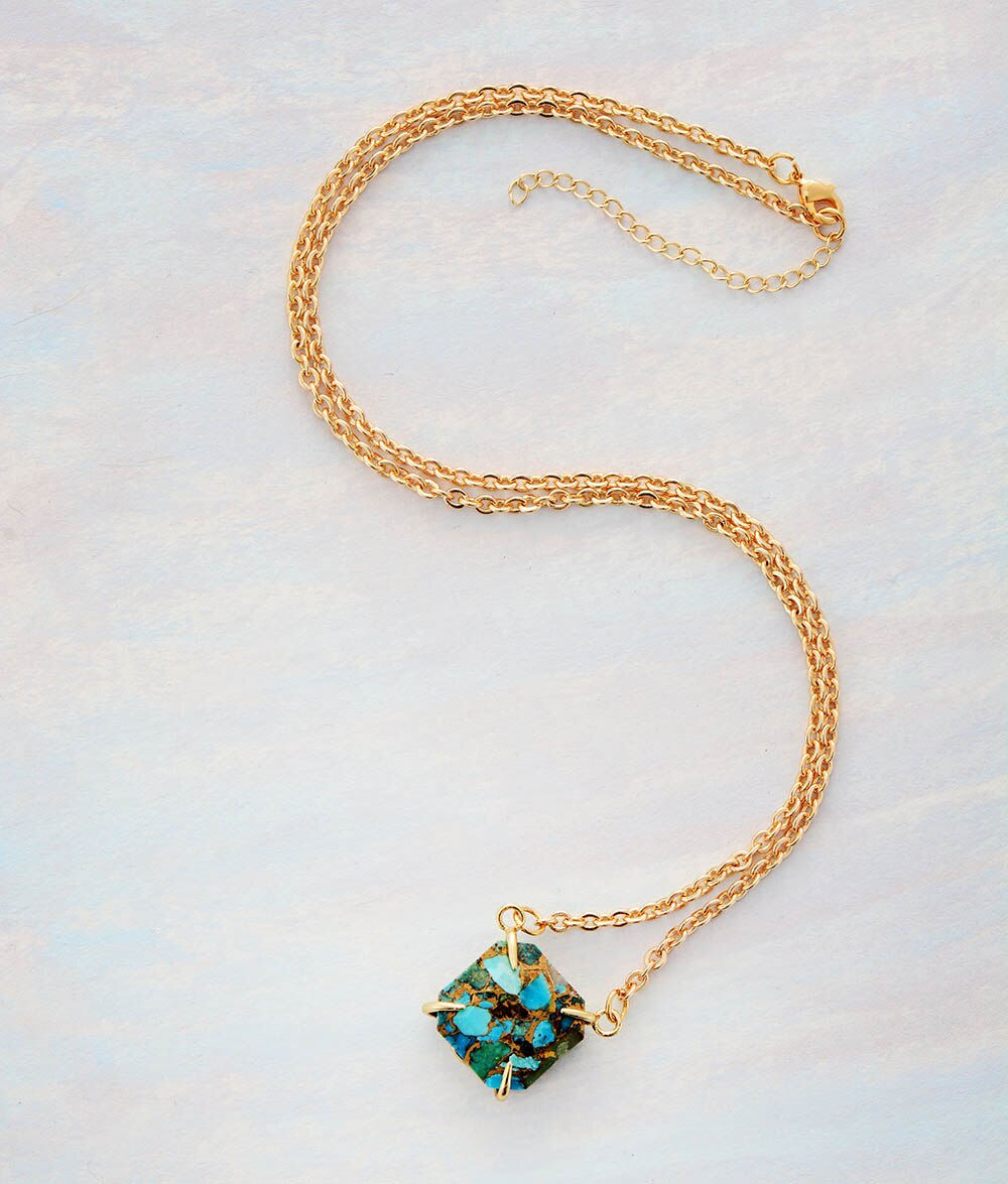 Collier turquoise Aura de guérison