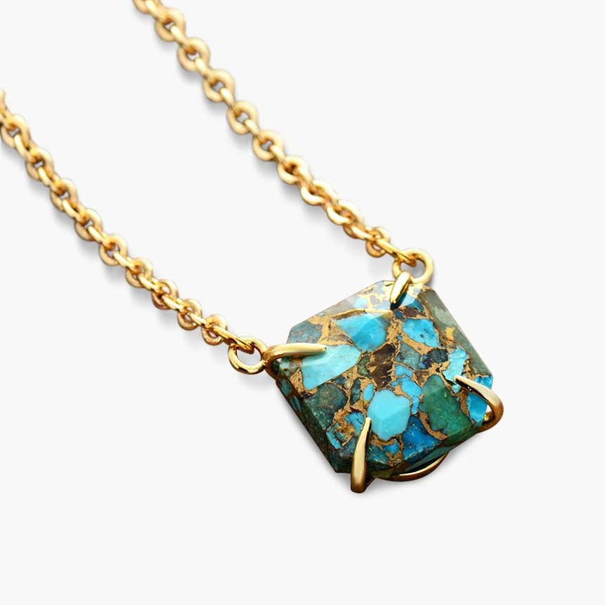 Collier turquoise Aura de guérison