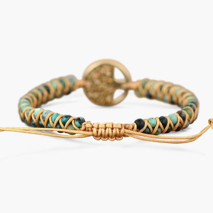 Pulsera Árbol de la Vida Jaspe Africano