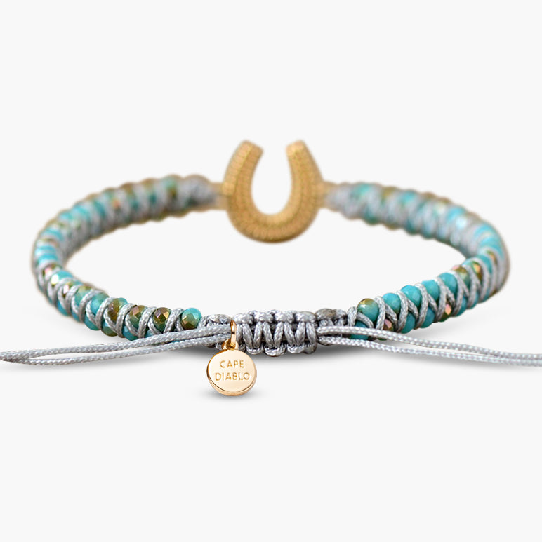 Horseshoe energy bracelet for good luck