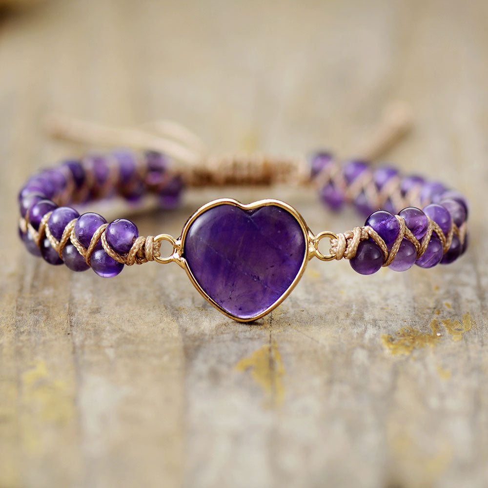 Pulsera de amor de amatista