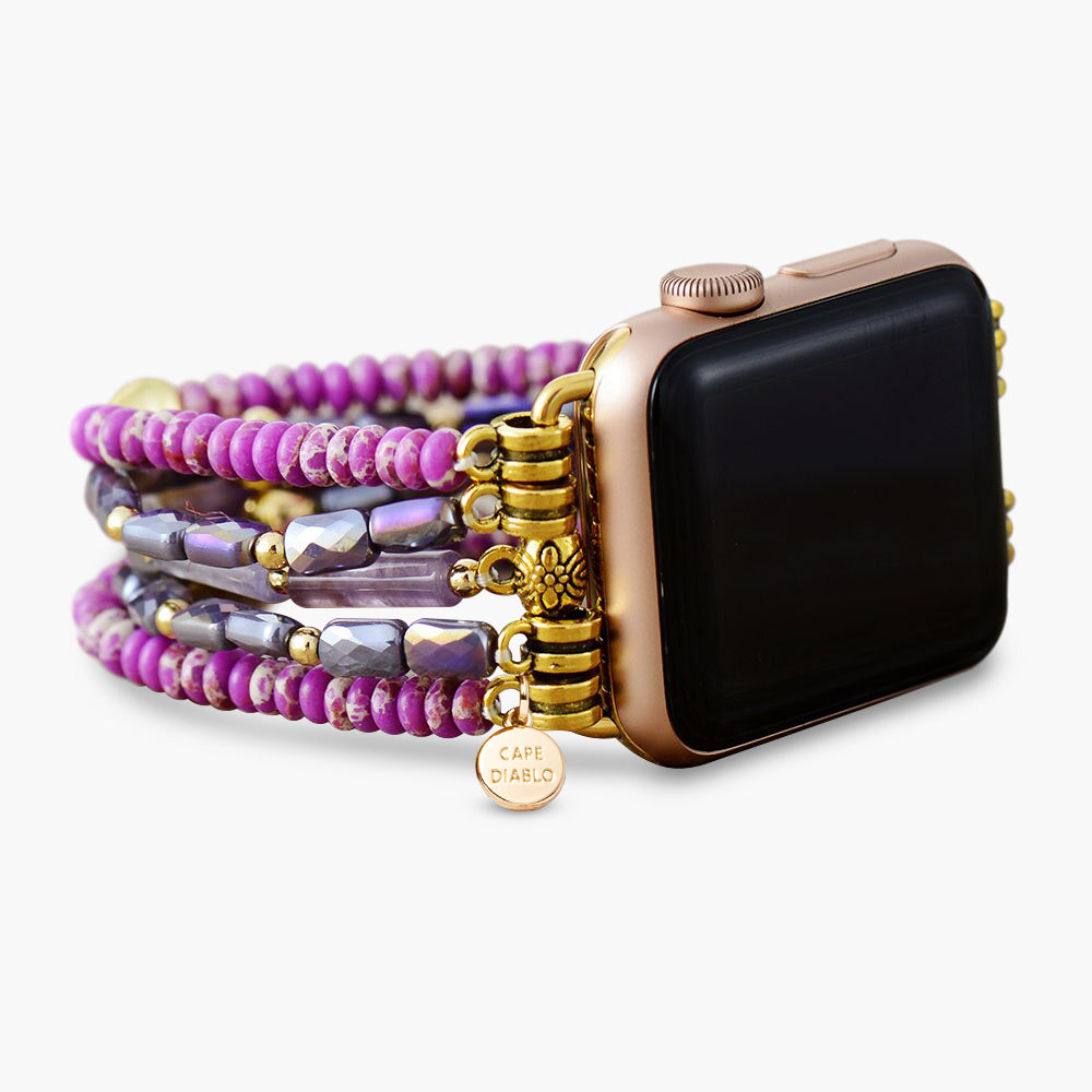 Violett Aurora Stretch Apple Watch Armband