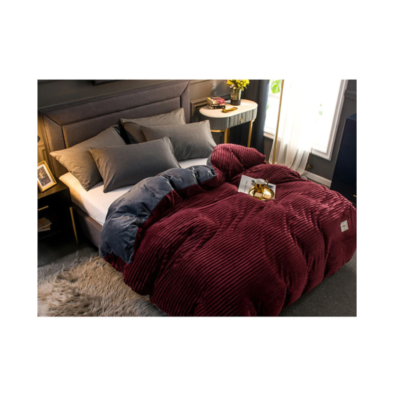 MTS™ Always sleep well | Large king size velvet duvet cover