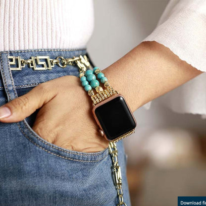 Turquoise Dream Stretch Apple Watch Band