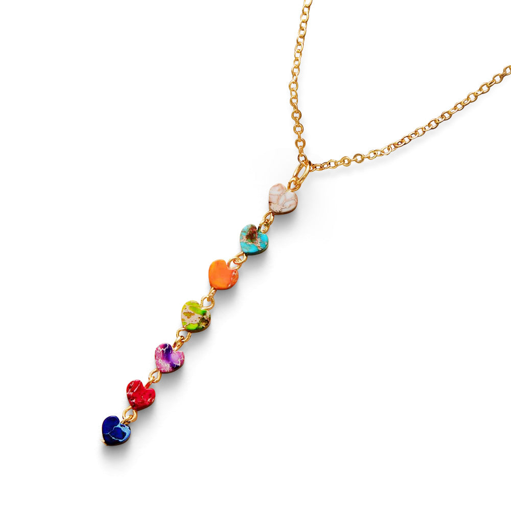 Wind 7 Chakra maanlicht gouden ketting ketting