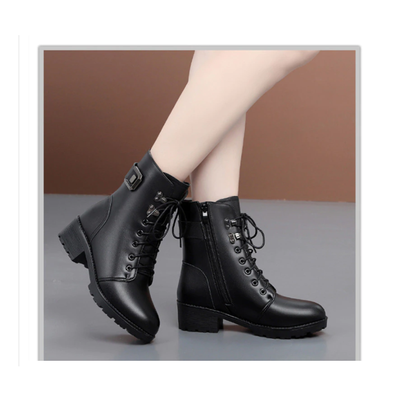 ¡Botas MTS™ Black con cálido forro de lana!