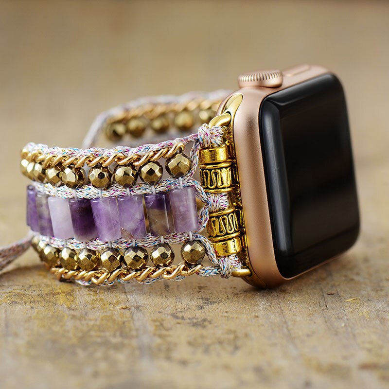 Majestic Amethyst Apple Watch Bracelet