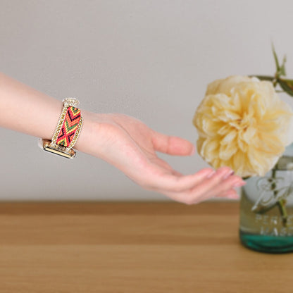 Bracelet Apple Watch Coucher de soleil en fleurs