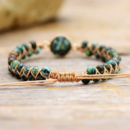 Galant African Turquoise Bracelet