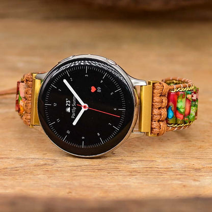 Correa de reloj Rainforest Jasper para Samsung Galaxy