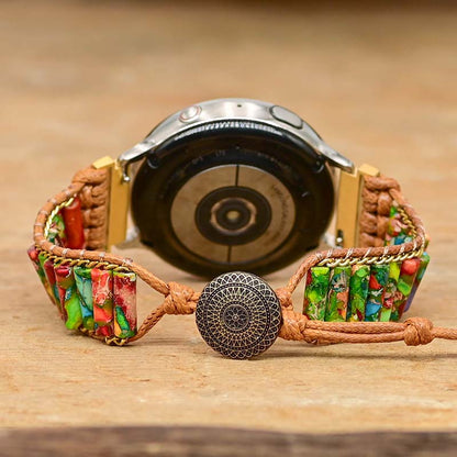 Rainforest Jasper Uhrenarmband für Samsung Galaxy