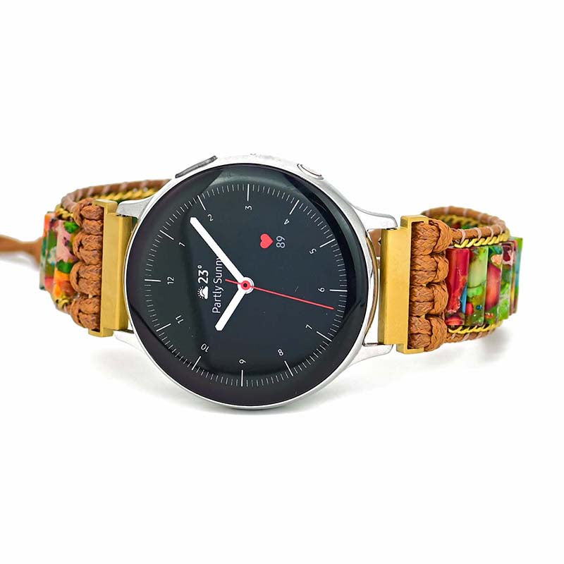 Rainforest Jasper Uhrenarmband für Samsung Galaxy