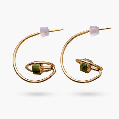 Boucles d'oreilles créoles Jupiter Energy