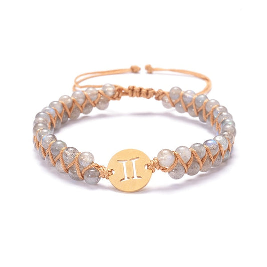 Gemini zodiac sign bracelet