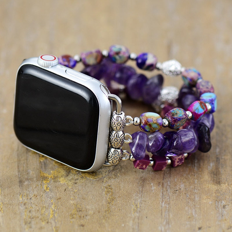 Royal Amethyst Stretch Apple Watch Armband