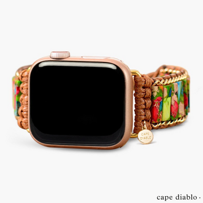 ブレスレット Apple Watch レインフォレスト ジャスパー