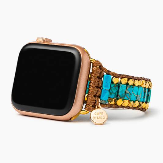 Djärvt turkos Apple Watch-band