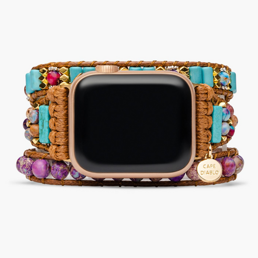 Chic jasper bracelet for the Apple Watch