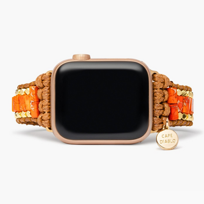 Armband de montre Apple Jaspis Sonnenaufgang