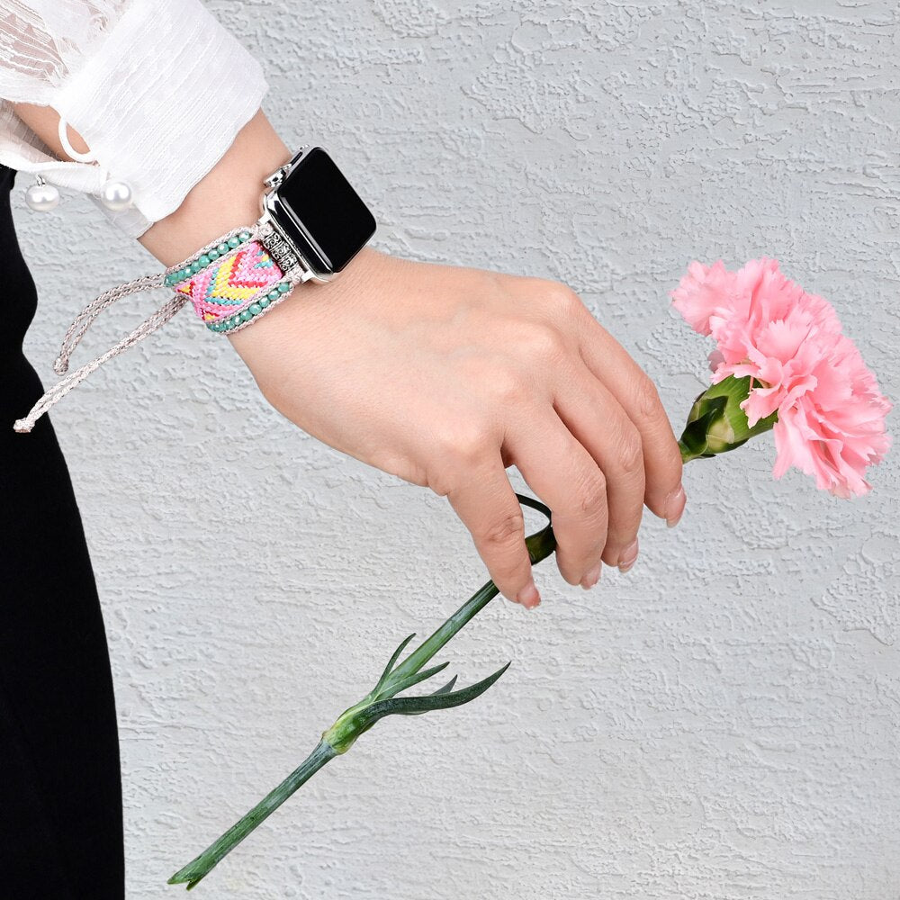 Bracelet Apple Watch Limonade Rose